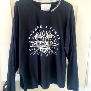 Savage x Fenty graphic long sleeve tee